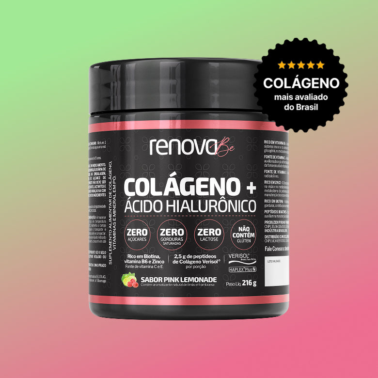 Colágeno Verisol® + Ácido Hialurônico - Pink Lemonade